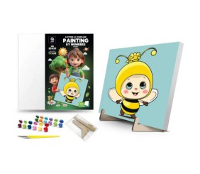 Картина по номерах на підставці "Бджілка" (25х25 см)