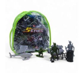 Дитячий набір солдатиків "Армія" в рюкзаку (маленький)