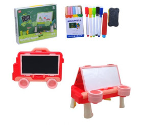 Дошка-столик для малювання 2 в 1 (червоний)