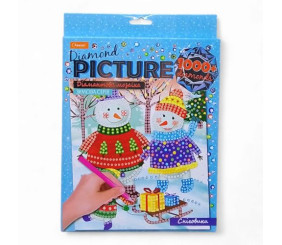 Діамантова мозаїка Сніговики