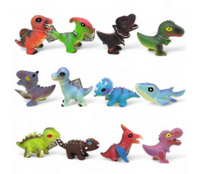 Іграшка "Динозаврик" гумовий, 10 см, мікс видів, 1 штука