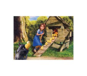 Пазли "Дороті з країни Оз: курчата", 60 елементів