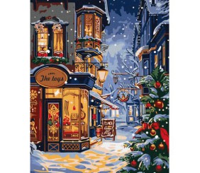 Набір для розпису по номерах "Крамниця подарунків" 40х50 см
