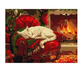 Картина по номерах "Святковий затишок" 30х40 см