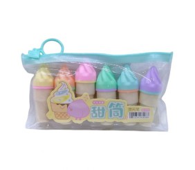 Набір маркерів "Морозиво", 6 кольорів