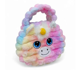 Мʼяка дитяча сумочка "Єдиноріг", 22 x 21 см