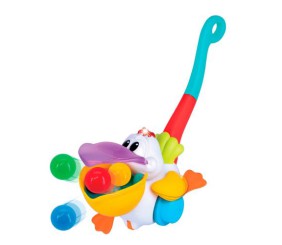 Іграшка-каталка Kiddi Smart – Пелікан-Витівник (українська)