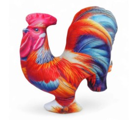 Мʼяка подарункова іграшка "Півень" 25 см