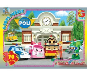 Пазли "Робокар Поли: команда", 70 ел
