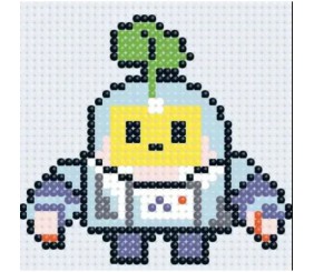 Алмазна мозаїка (міні) "Бравл Старс (Brawl Stars) Спрут", 10х10 см