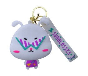 Гаманець-монетниця, силіконовий, "Зайка", білий