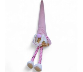 Мʼяка іграшка "Гном новорічний" 88 см (з капелюхом)