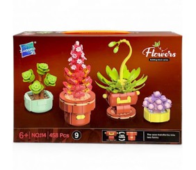 Конструктор "Flowers. Сукуленти" (458 дет)