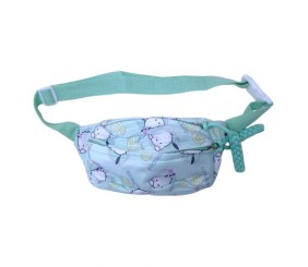 Сумочка-бананка аніме "Sanrio. Pochacco" (бірюзова)