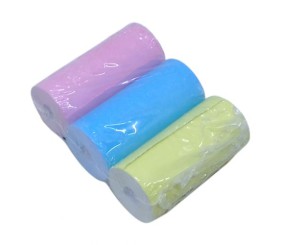 Папір для термопринтеру, кольоровий, 3 штуки