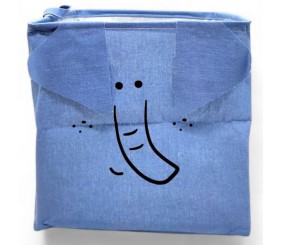 Кошик для іграшок, тканинний (синій)