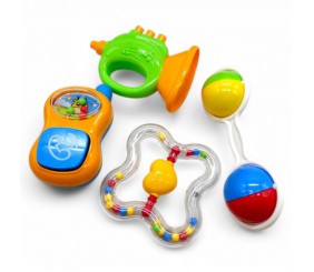 Набір брязкалець в пакеті (4 штуки)