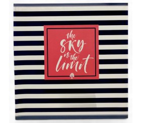 Блокнот у твердій обкладинці (80 арк; формат 20х20 см) клітинка, in the limit