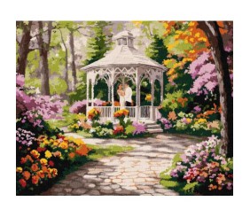 Картина по номерах "Квіткова галявина" 40х50 см