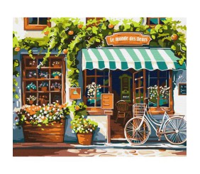 Картина по номерах "Світ квітів" 40х50 см