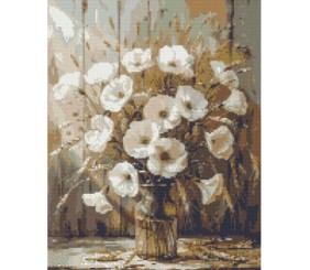 Алмазна мозаїка "Букет маків" 40х50 см