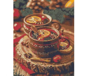 Алмазна мозаїка "Глінтвейн" 40х50 см