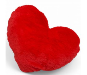 Іграшка м’яка, хутро "Серце" розмір L (45х14х30 см)