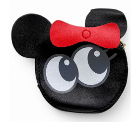 Гаманець на блискавці, розмір 11 см (чорний)