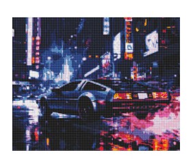 Алмазна мозаїка "Нічна подорож" 40х50 см