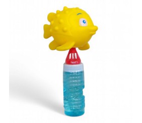 Мильні бульбашки з гумовою фігурокою - Рибка жовта