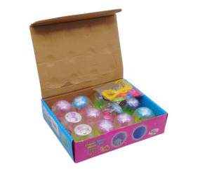 Набір пострибунчик-стрибунець 5,5 см, світло, 12 штук