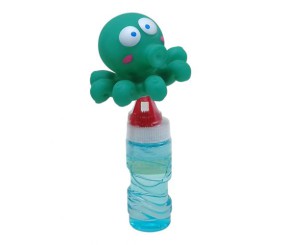 Мильні бульбашки з гумовою фігурокою - Восьминіг