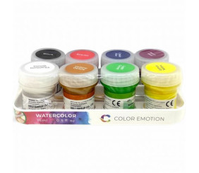 Фарба акварель "Color Emotion", 8 кольорів