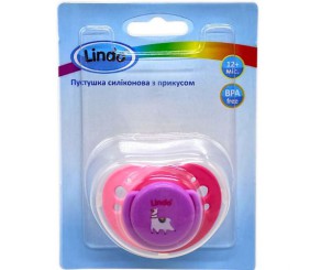 Пустушка силіконова, від 1 року, лама