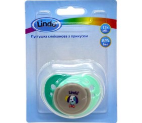 Пустушка силіконова, від 1 року, песик