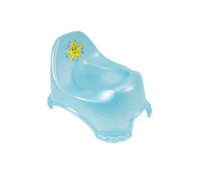 Горщик дитячий (блакитний, зірочка)