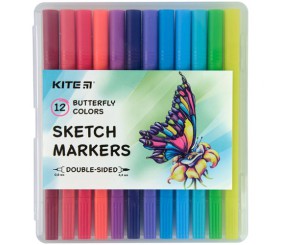 Скетч маркери, набiр 12 шт. Butterfly
