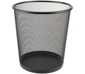 Корзина для паперу 260x280мм метал., чорна