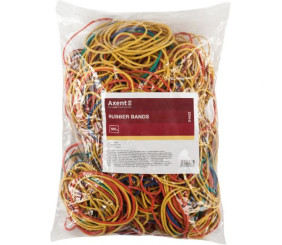 Гумки для грошей кольорові, 500 г