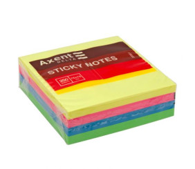 Блок паперу з клейким шаром75x75мм,250арк,неон.куб