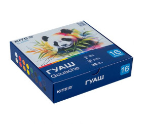 Гуаш 16 кол., 20 мл Kite Classic