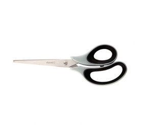 Ножиці Duoton Soft, 21 см, сіро-чорні