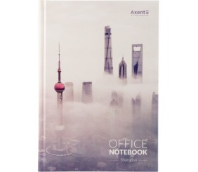 Книга записна А4, 192арк., кліт., Shanghai