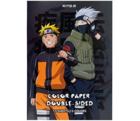 Папір кольор. двостор. (15арк/15кол), А4 NR