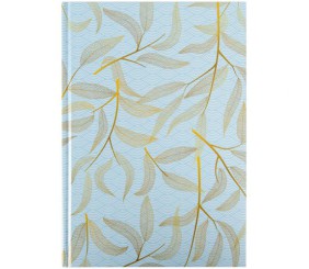 Книга записна А4 Waves 96арк., кліт., блакитна