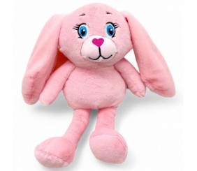 Мʼяка іграшка-трансформер "Котик/зайчик", 43 см (рожевий)