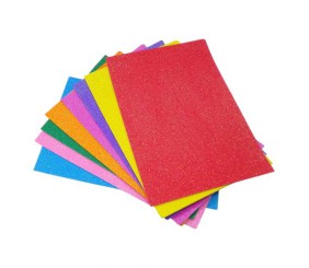 Набір Фоаміран блискучий на клейкій основі "Блискучий" А4 8л.,2мм (27430)