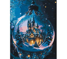 Картина по номерах "Зимовий палац" 40х50 см