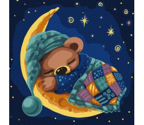 Картина за номерами "Затишний сон" 30х30 см