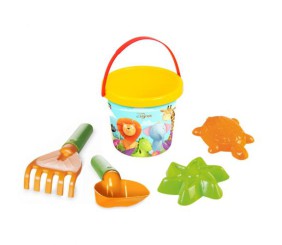 Набір для піску "Звірятка"  5 ел. з термонаклейкою